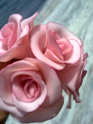 Pink Cold Porcelain Roses
