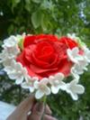cold porcerlain roses bouquet