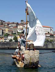 wine cork boat